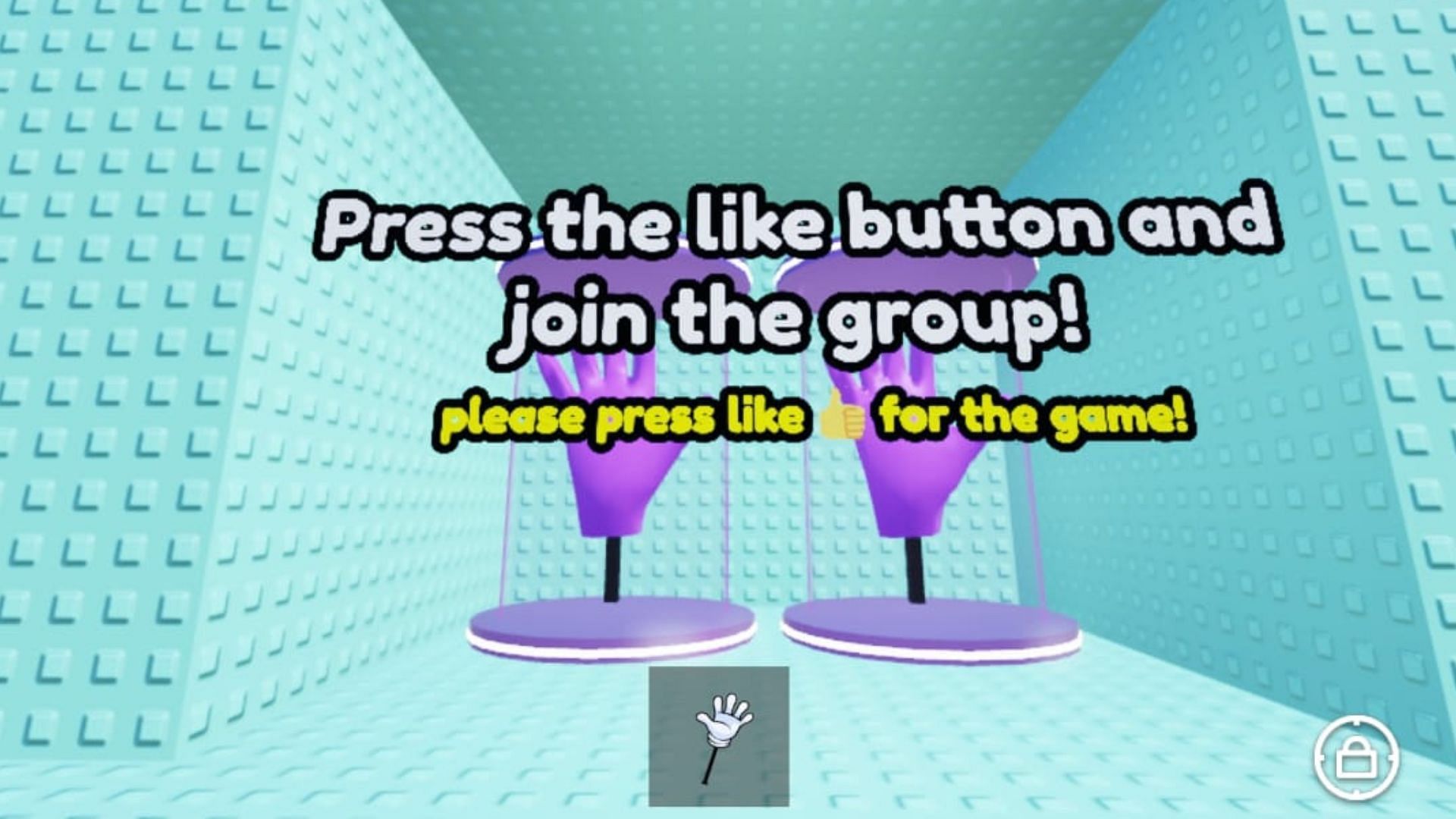 The special area in the game (Image via Roblox)